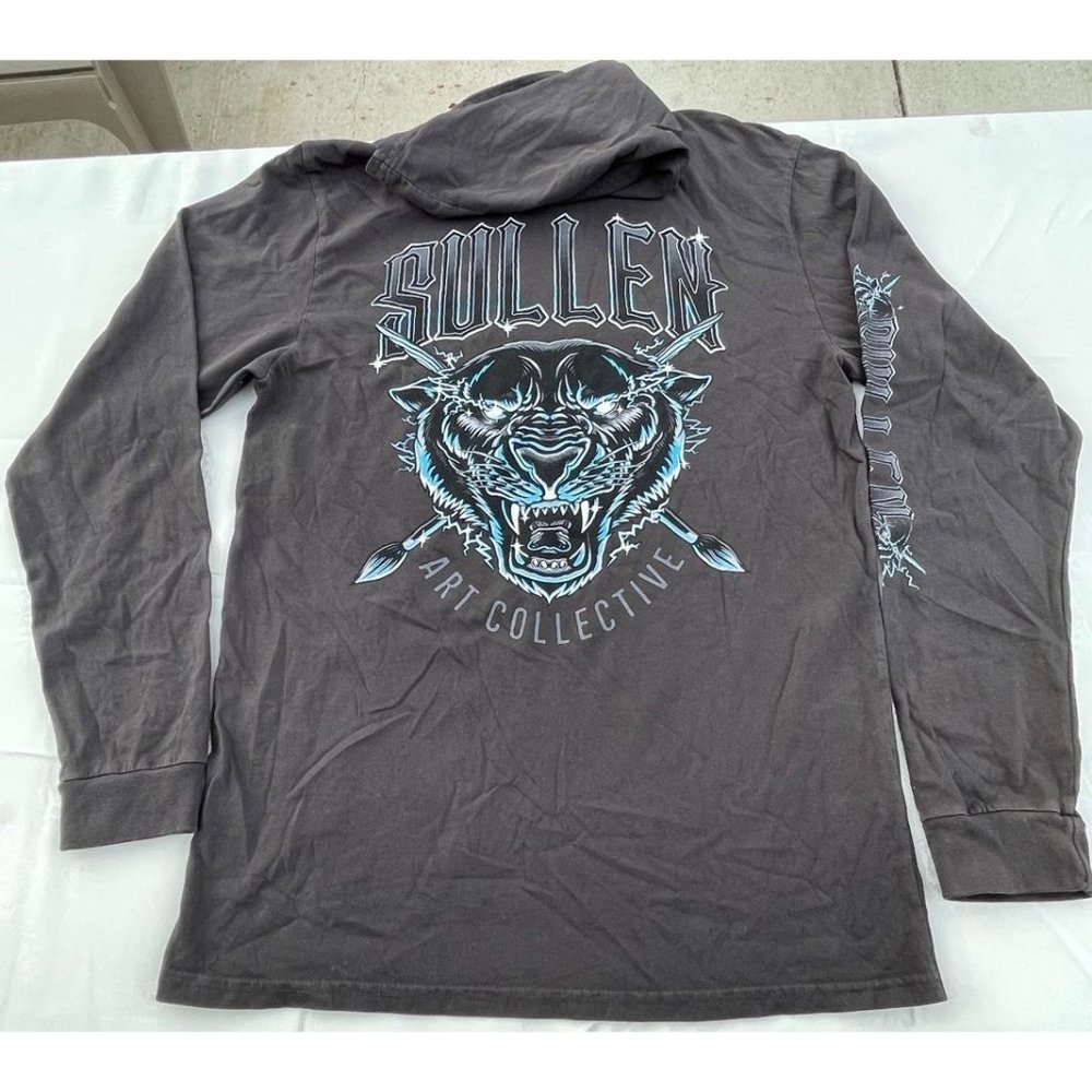 SULLEN ART COLLECTIVE HOODIE GRAY SIZE M